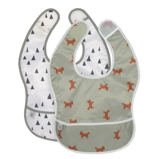 Lässig Lighteight Bib 2 pcs Little Forest Lisica, 6-24 months.