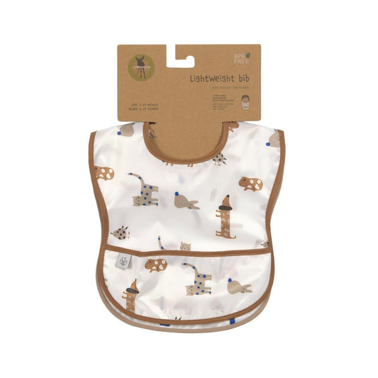 Lässig Lightweight Bib 2 pcs Little Mateys blue, 06-24 months.