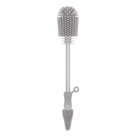 Dual silicone cleaning brush