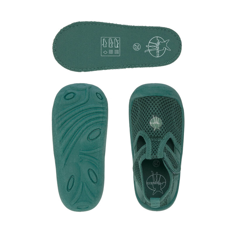 Lässig Sandals for the beach green, size 23