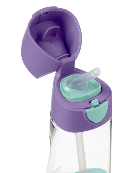 b.box Tritan™ bočica sa slamkom, 600ml - lilac pop