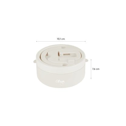 Citron Thermo food container large 400 ml Black