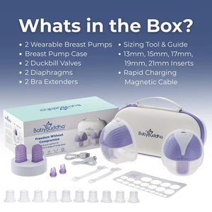 BabyBuddha® Wearable Breast Pump – handsfree izdajalica koja stane u grudnjak - Patkica.eu