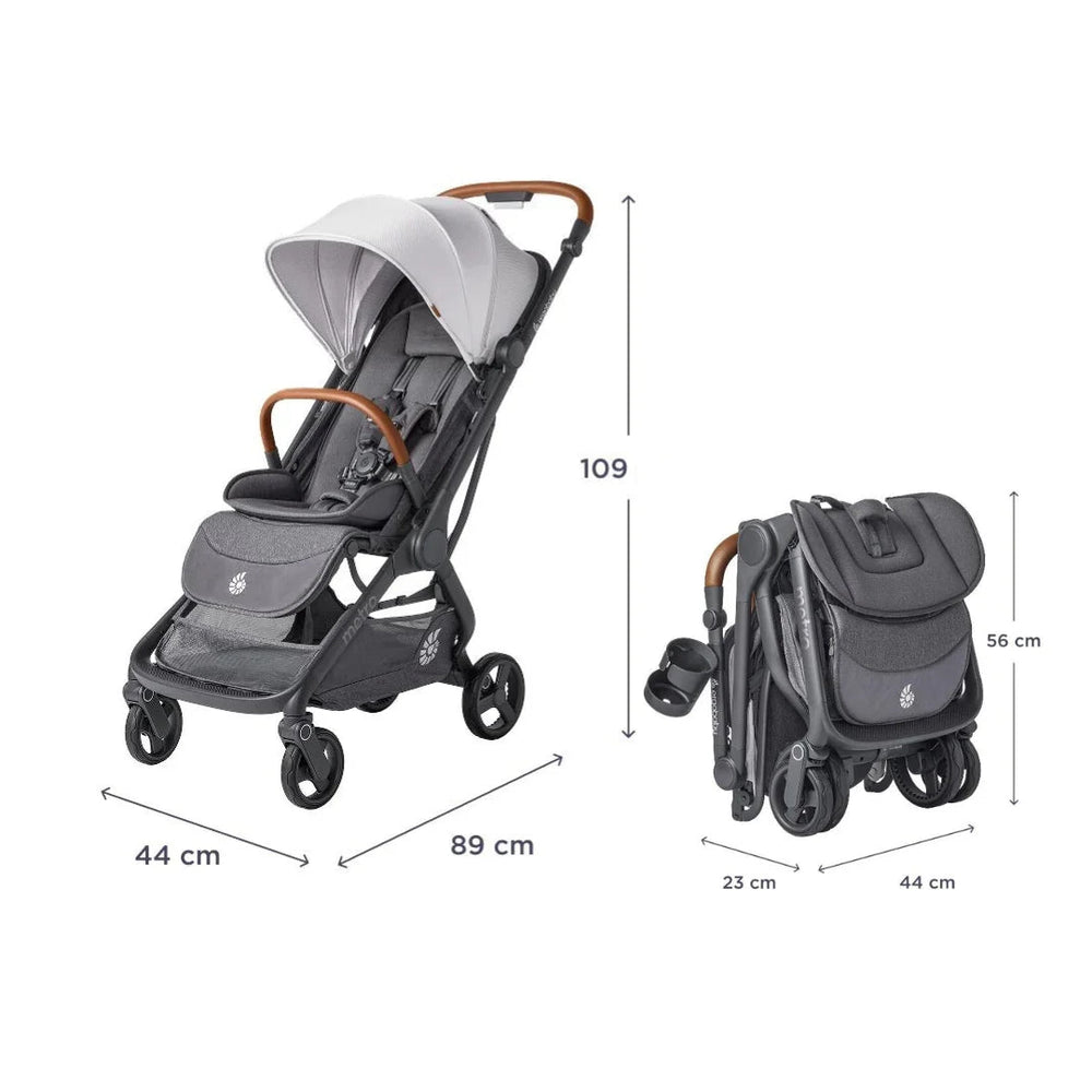 Ergobaby Metro 3 Deluxe kompaktna gradska kolica – Jet Black - Patkica.eu