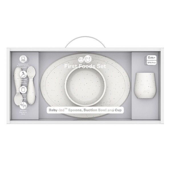 ezpz First Foods Set – Prvi zalogaji i gutljaji (4+ mjeseci) - Patkica.eu