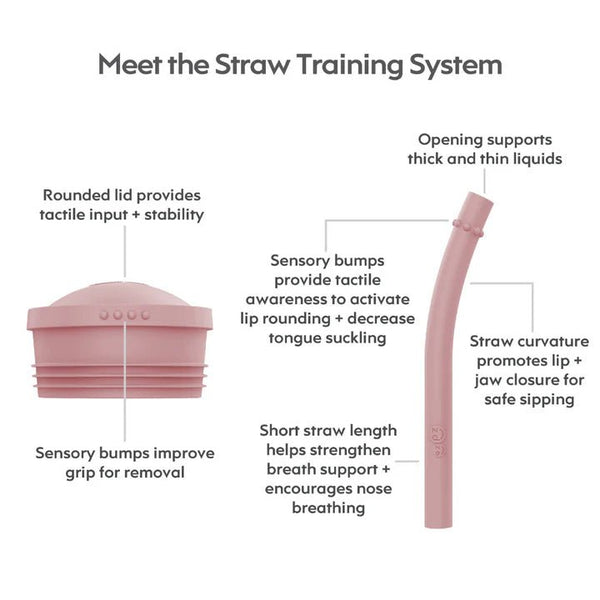 ezpz Mini Cup + Straw Training System – Silikonska čaša sa slamkom - Patkica.eu