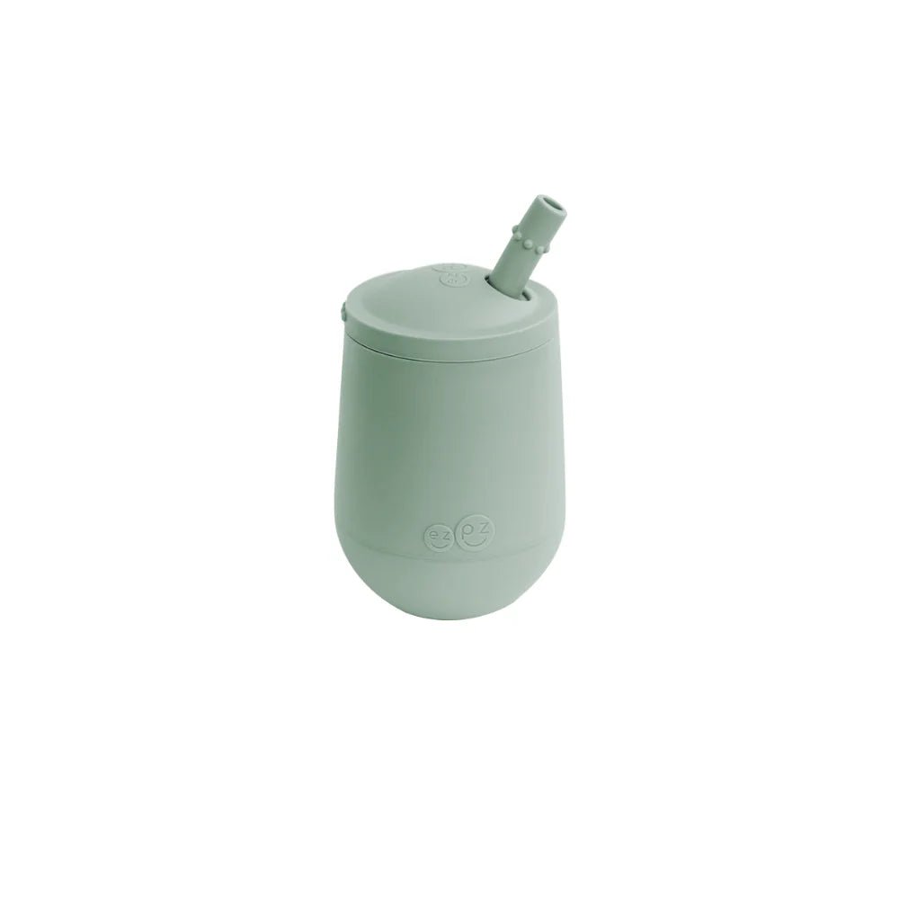 ezpz Mini Cup + Straw Training System – Silikonska čaša sa slamkom - Patkica.eu