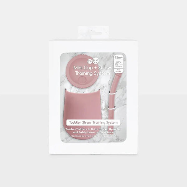 ezpz Mini Cup + Straw Training System – Silikonska čaša sa slamkom - Patkica.eu