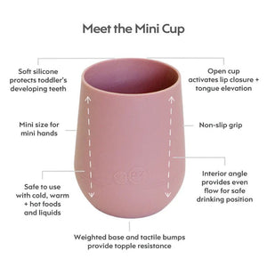 ezpz Mini Cup + Straw Training System – Silikonska čaša sa slamkom - Patkica.eu