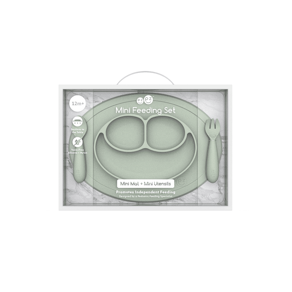 ezpz Mini Feeding Set – Set za samostalno hranjenje mališana - Patkica.eu