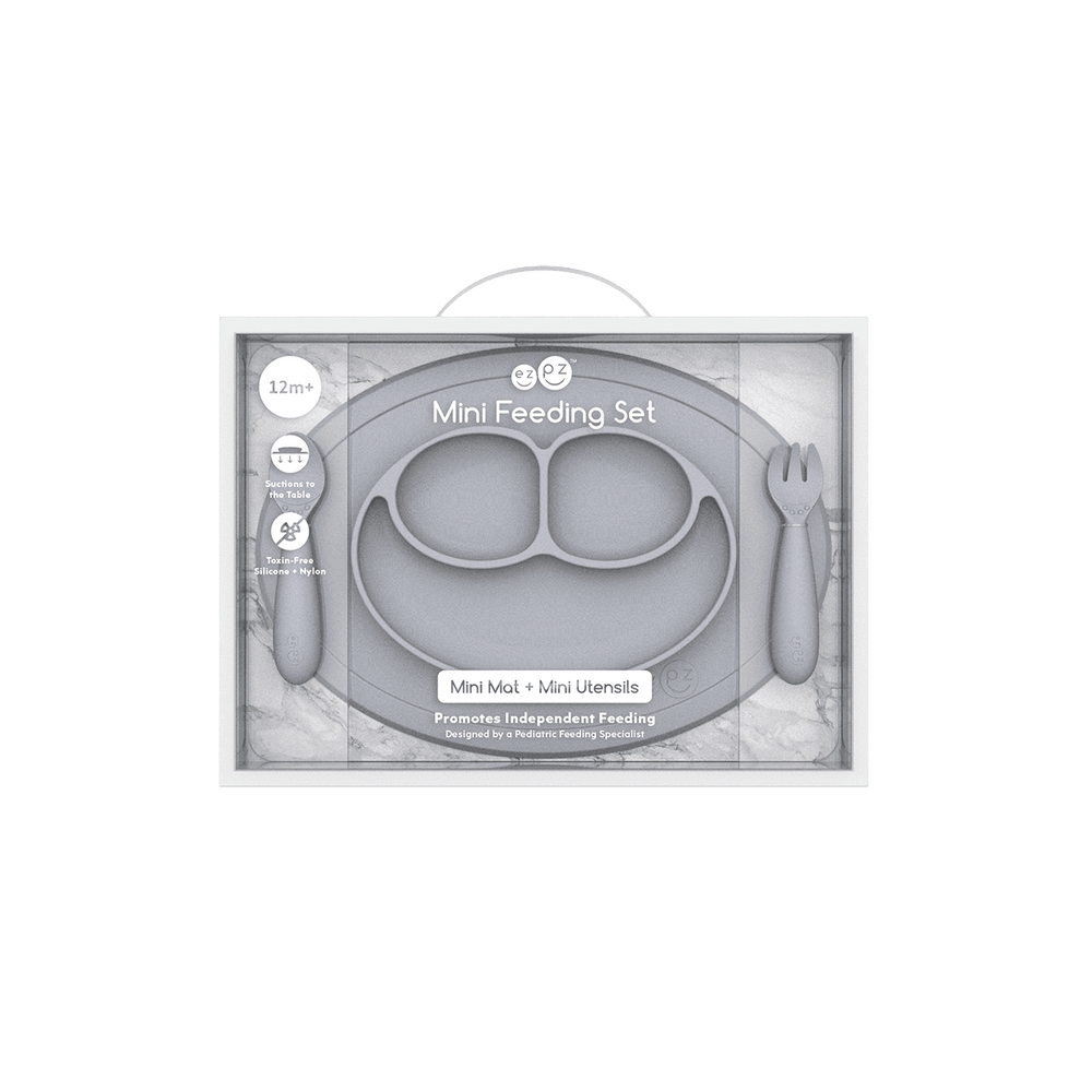 ezpz Mini Feeding Set – Set za samostalno hranjenje mališana - Patkica.eu