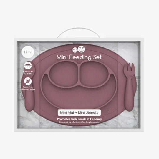 ezpz Mini Feeding Set – Set za samostalno hranjenje mališana - Patkica.eu