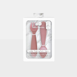 ezpz Mini Utensils – Dječja vilica i žlica za samostalno hranjenje - Patkica.eu