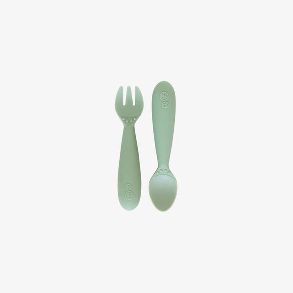 ezpz Mini Utensils – Dječja vilica i žlica za samostalno hranjenje - Patkica.eu