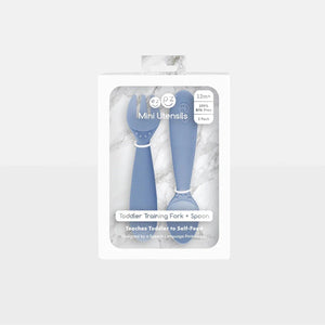 ezpz Mini Utensils – Dječja vilica i žlica za samostalno hranjenje - Patkica.eu