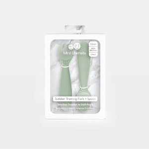 ezpz Mini Utensils – Dječja vilica i žlica za samostalno hranjenje - Patkica.eu