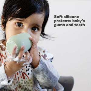 ezpz Tiny Cup silikonska čaša za bebe - Patkica.eu