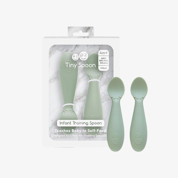 ezpz Tiny Spoon kratka žličica za lakši hvat malim ručicama