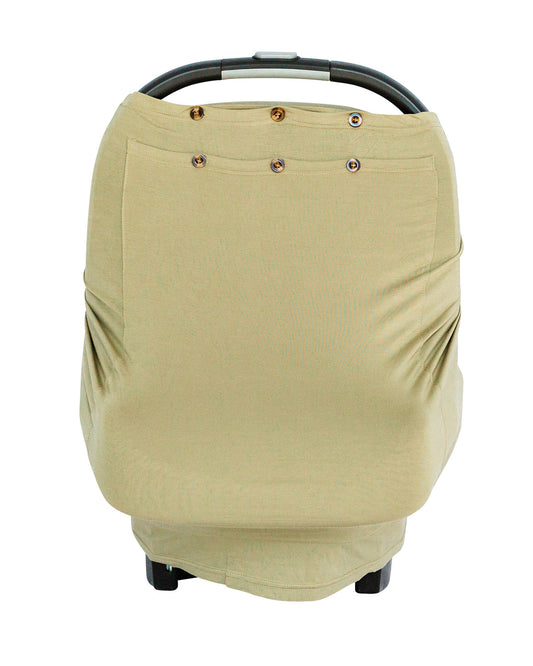 Snuggle Shield® LUXE Protection™ Bamboo Multi-Use Antimicrobial Air Filtering Infant Cover Moss Green
