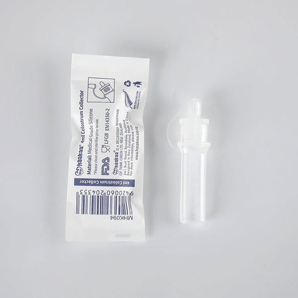 Haakaa silikonski spremnik za kolostrum – 1 komad, 4 ml, Prethodno steriliziran - Patkica.eu