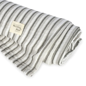 Walking Mum Botton Stripes muslin pelena 120 × 120 cm
