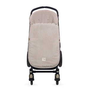 Walking Mum Praliné Vichy Strips Moka vreća za kolica TOG 2,5