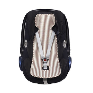 Walking Mum podloga za autosjedalicu Praliné Strips Moka