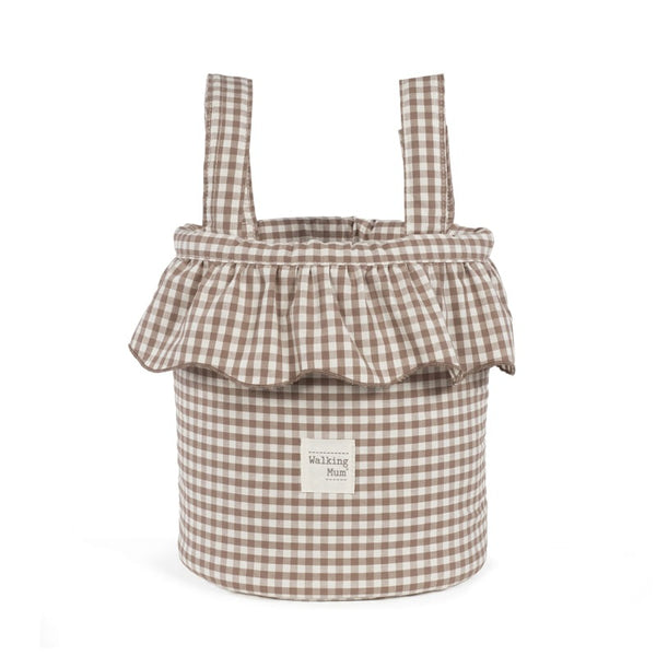 Walking Mum bucket torba za kolica Praliné Vichy Moka