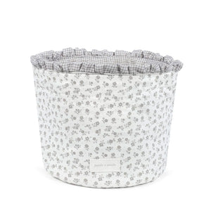 Pasito a Pasito organizator košara Little Bloom Flowers Grey