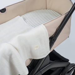 Walking Mum plahta za košaru kolica i muslin dekica Botton Strips