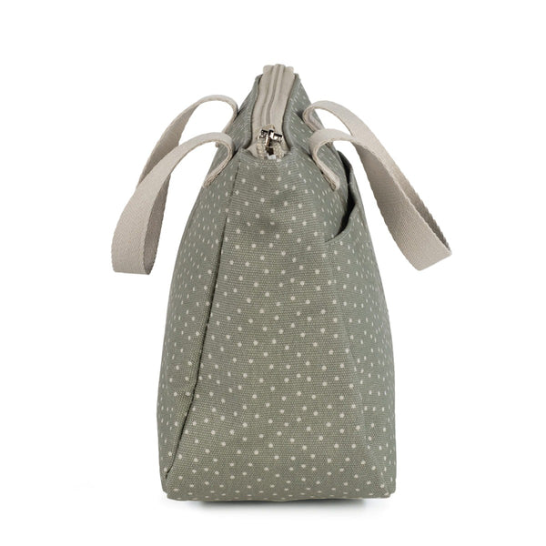 Walking Mum toaletna torbica Polka Dot Poppy Moss