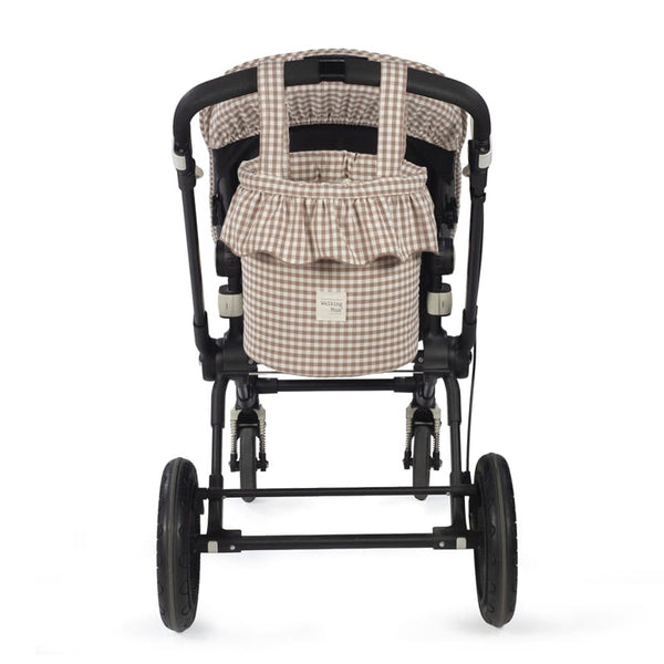 Walking Mum bucket torba za kolica Praliné Vichy Moka