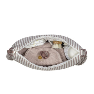 Walking Mum torba za kolica i prematanje Praliné Strips Moka