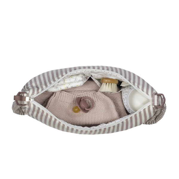 Walking Mum torba za kolica i prematanje Praliné Strips Moka