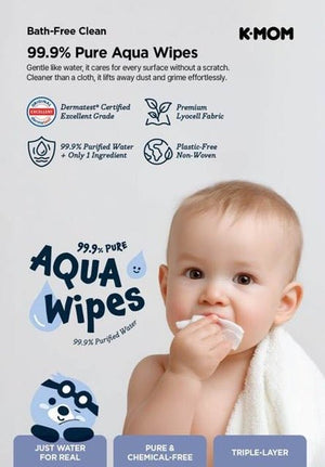 K - MOM 99.9% Pure Aqua vlažne maramice - Patkica.eu