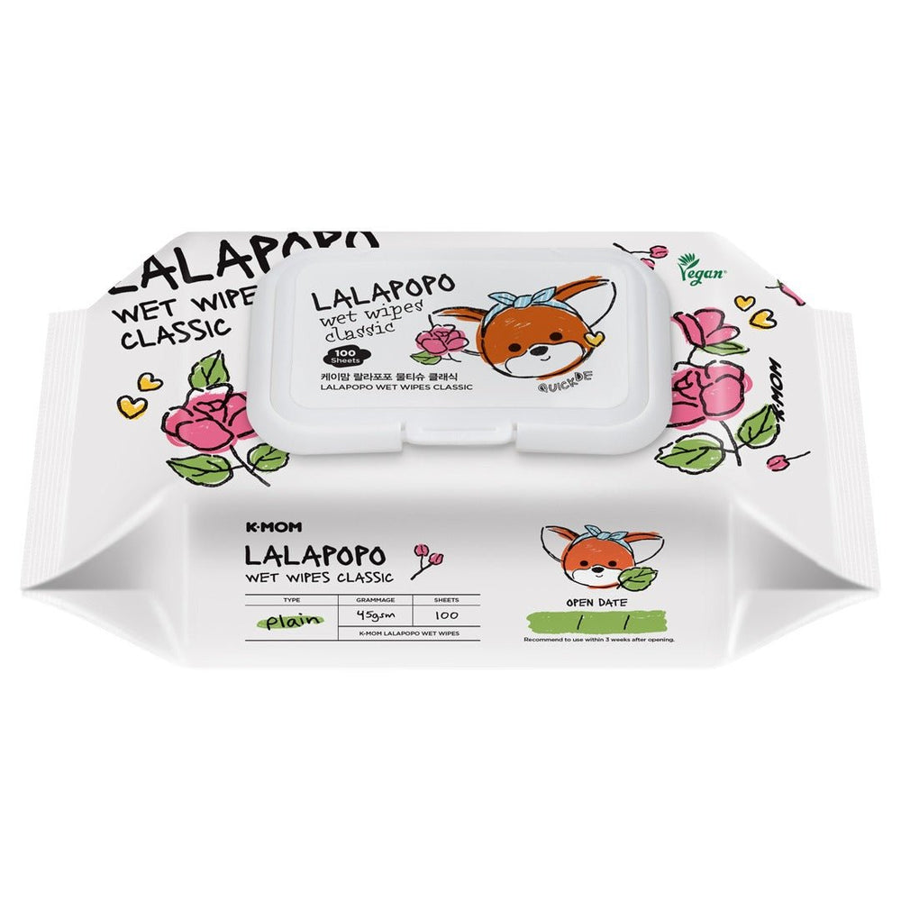 K - MOM Lalapopo Organic vlažne maramice CLASSIC, 100 kom - Patkica.eu