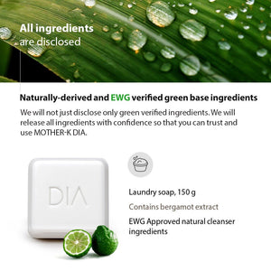 Mother - K “DIA” prirodni sapun za pranje rublja, 150 g - Patkica.eu