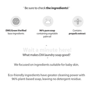 Mother - K “DIA” prirodni sapun za pranje rublja, 150 g - Patkica.eu