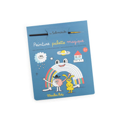 Moulin Roty čarobna paleta za slikanje Les Schmouks - Patkica.eu