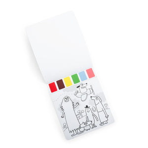 Moulin Roty čarobna paleta za slikanje Les Schmouks - Patkica.eu