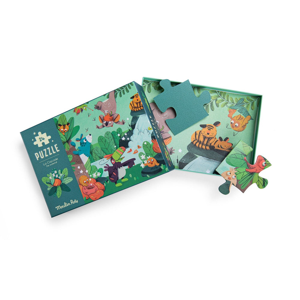 Moulin Roty Dans la Jungle svjetleći puzzle Slap 24 dijela - Patkica.eu