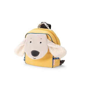 Moulin Roty dječji ruksak žuti pas Pilou Puce & Pilou - Patkica.eu