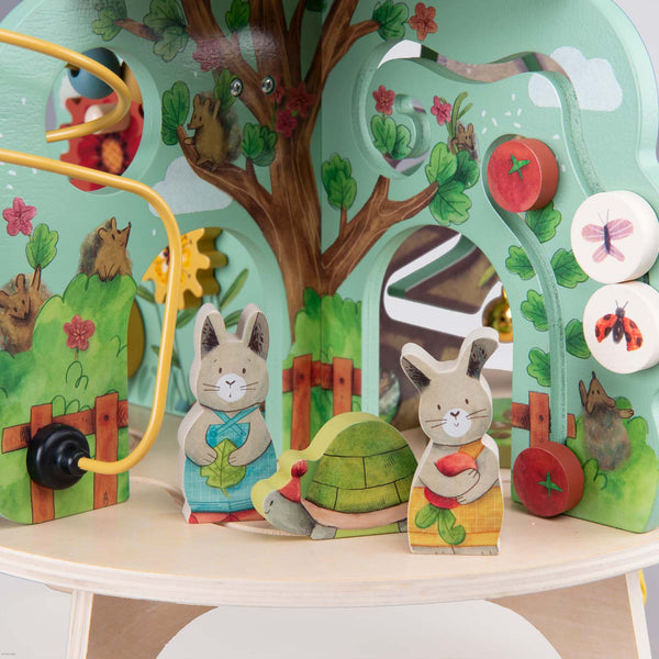 Moulin Roty drveni vrt s aktivnostima Trois Petits Lapins - Patkica.eu