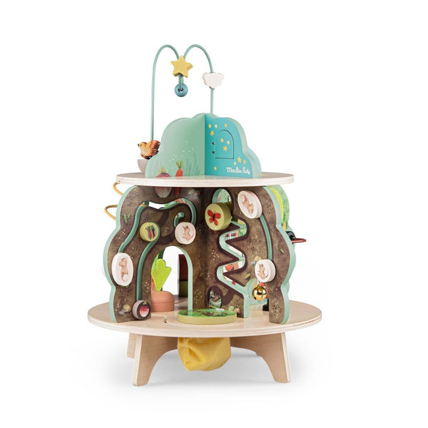 Moulin Roty drveni vrt s aktivnostima Trois Petits Lapins - Patkica.eu