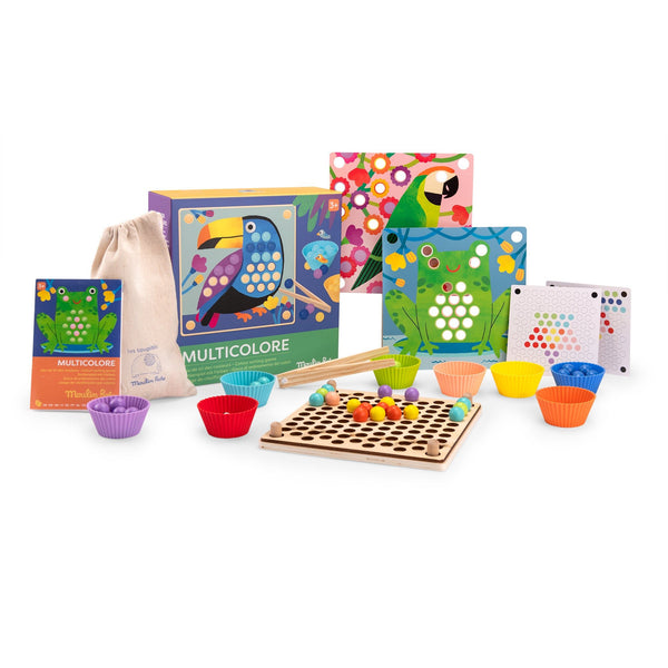 Moulin Roty igra razvrstavanja boja Les Toupitis - Patkica.eu