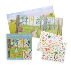 Moulin Roty kreativni set s transfer naljepnicama Les Rosalies - Patkica.eu