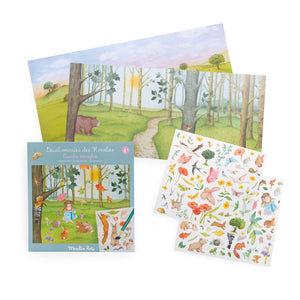 Moulin Roty kreativni set s transfer naljepnicama Les Rosalies - Patkica.eu