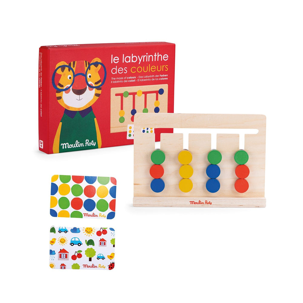 Moulin Roty labirint boja Les Popipop - Patkica.eu