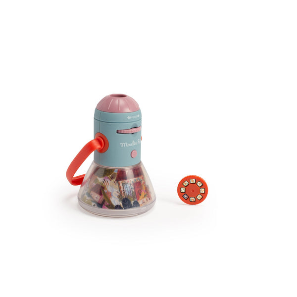 Moulin Roty lampa projektor za priče Les Minouchkas - Patkica.eu