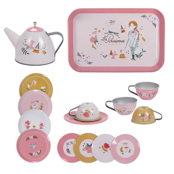 Moulin Roty Les Parisiennes metalni set za čaj - Patkica.eu